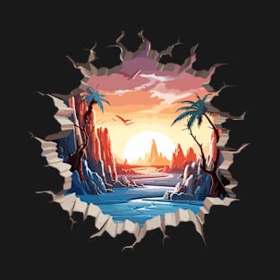 Sunset Art T-Shirt