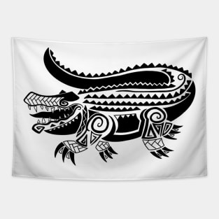 Polynesian Alligator Tapestry