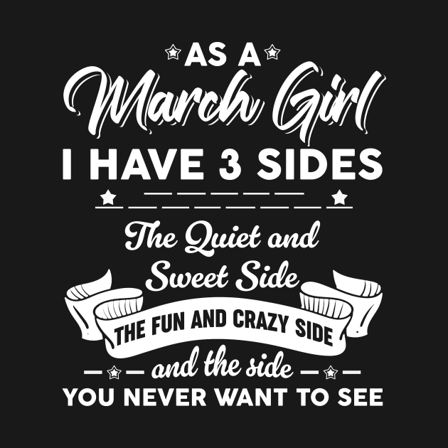 As A March Girl I Have 3 Sides The Quiet & Sweet by Zaaa Amut Amut Indonesia Zaaaa