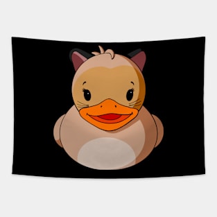 Siamese Cat Rubber Duck Tapestry