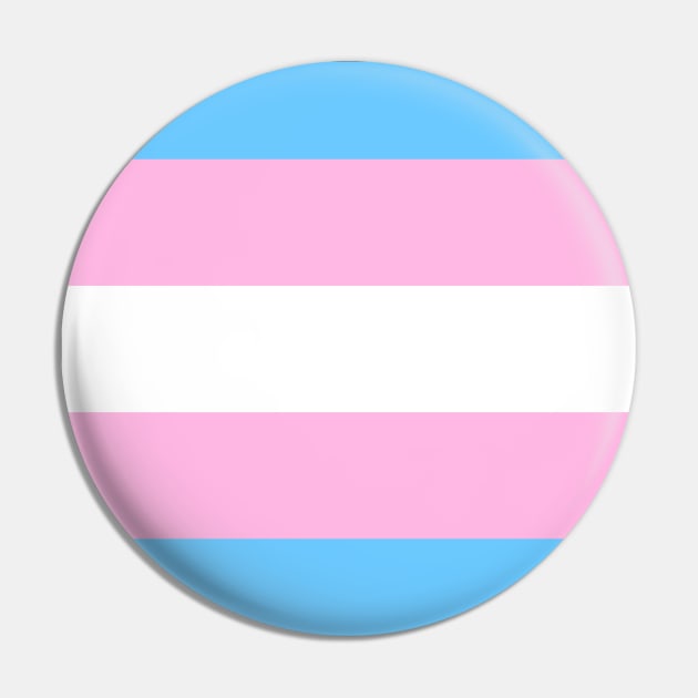 Transgender Flag Pin by Mey Designs