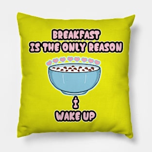 Love breakfast Pillow