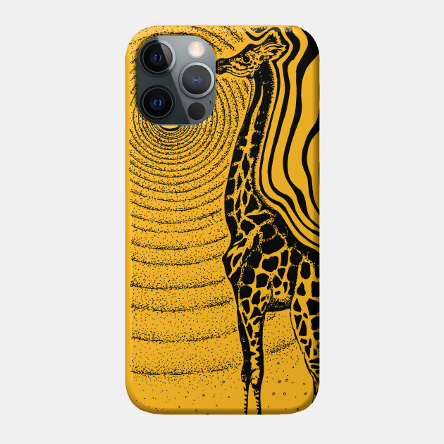 Psychedelic giraffe - Psychedelic - Phone Case