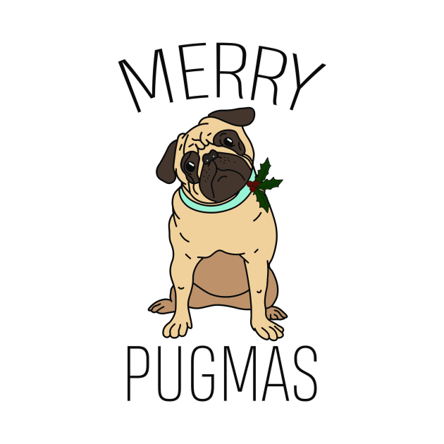 Merry Pugmas Christmas Pug by charlescheshire