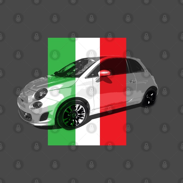 Fiat with Italia Flag by CreativePhil