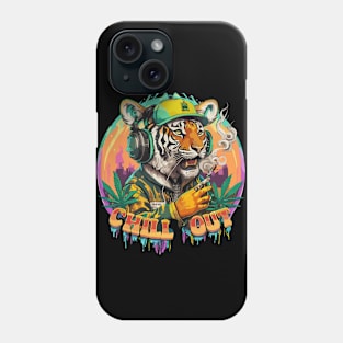 Tiger Grooves: Fashionable Hip-Hop Style Phone Case