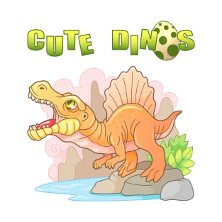 cute dinosaur spinosaurus T-Shirt