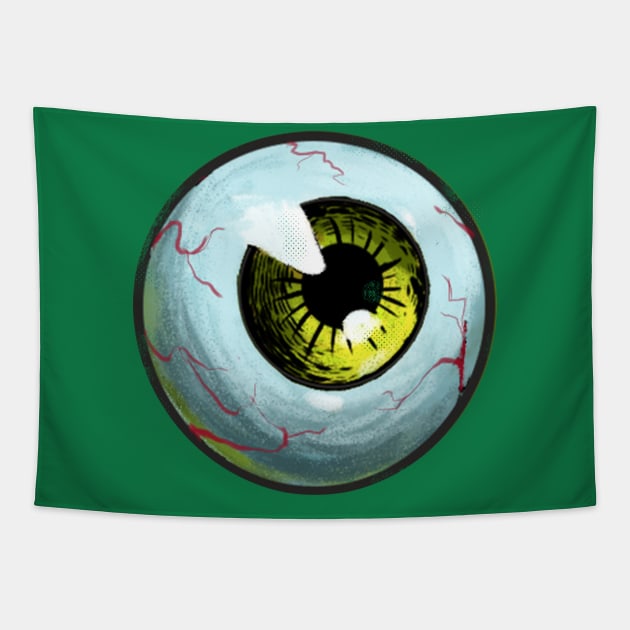 Eyeball Tapestry by pastanaut