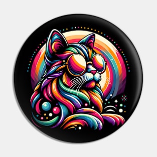 KaleidoKitty - The Chromatic Charm Pin