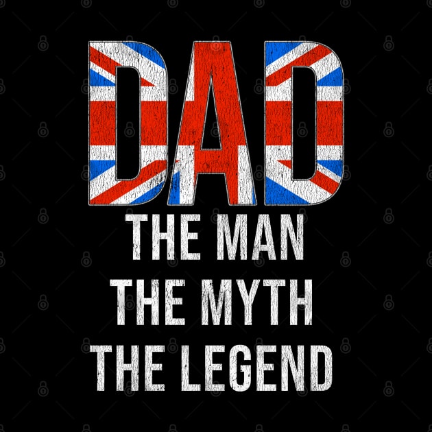 English Scottish Welsh Or Irish Dad The Man The Myth The Legend - Gift for English Scottish Welsh Or Irish Dad With Roots From English Scottish Welsh Or Irish by Country Flags