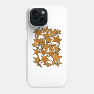 Orange Stars Pattern Phone Case