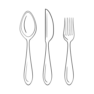 Spoon fork knife T-Shirt