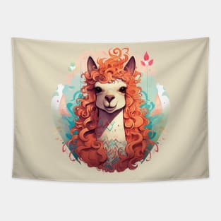 Good vibes Lama Tapestry