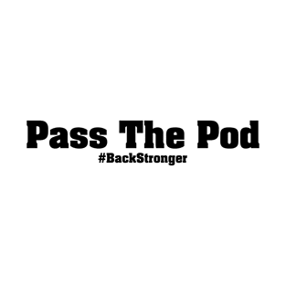 Pass The Pod | That Peter Crouch Podcast | Black Print T-Shirt