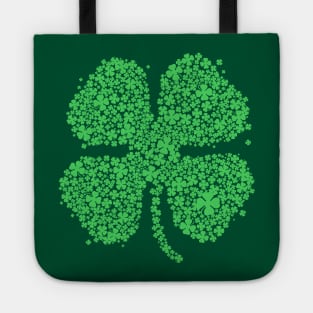 Four Leaf Clover Green Shirt St Patricks Day Shamrock Shirt II Tote