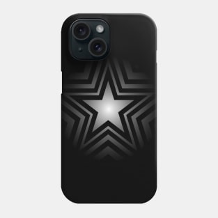 White Fading Star Phone Case