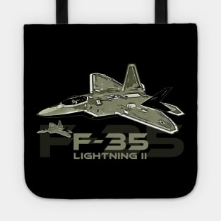 F-35 Lightning Fighter Jet Tote