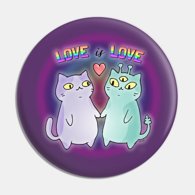 Love is Love Pin by LaGataLola