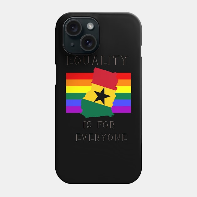 Equality is for everyone, ghana pride Phone Case by Nahya Fashion Shop