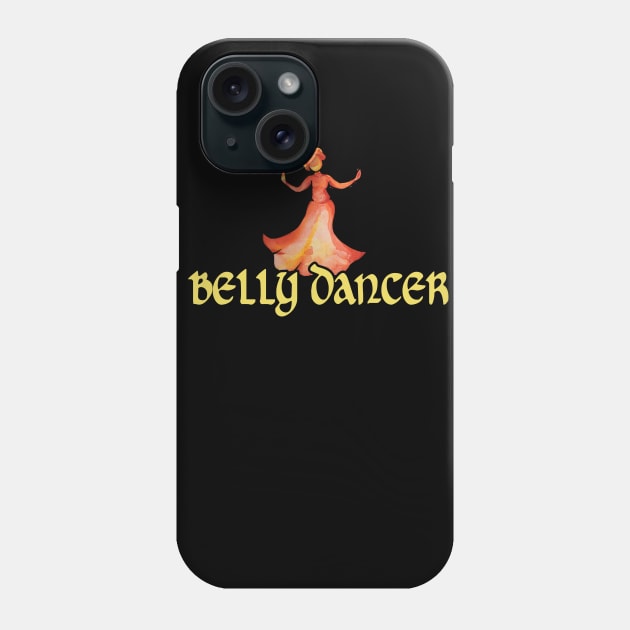 Fire Belly Dancer Phone Case by bubbsnugg