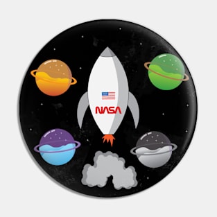 Space Travel Pin