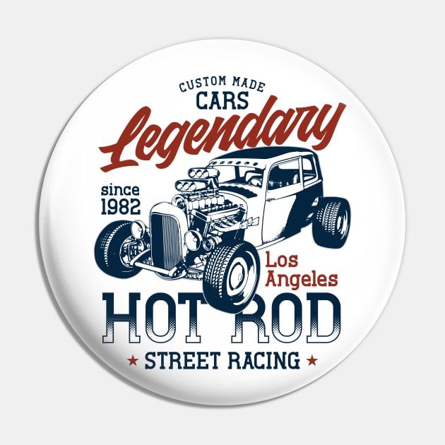 Hot Rod Street Racing Los Angeles Pin by Verboten