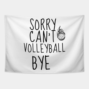 SORRY CAN'T VOLLEYBALL BYE - FUNNY VOLLEYBALL PLAYER Quote Tapestry