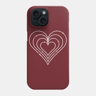 Civil Engineering White Heart Phone Case