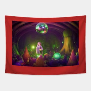 Underground Gnome Rave Tapestry