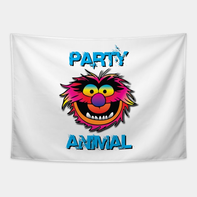 Party Animal Muppet - Blue Tapestry by Hunter