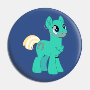 Black Pete pony Pin