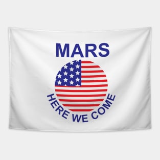 Mars Here We Come Tapestry