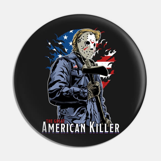 The Great American Pin by Dark Planet Tees