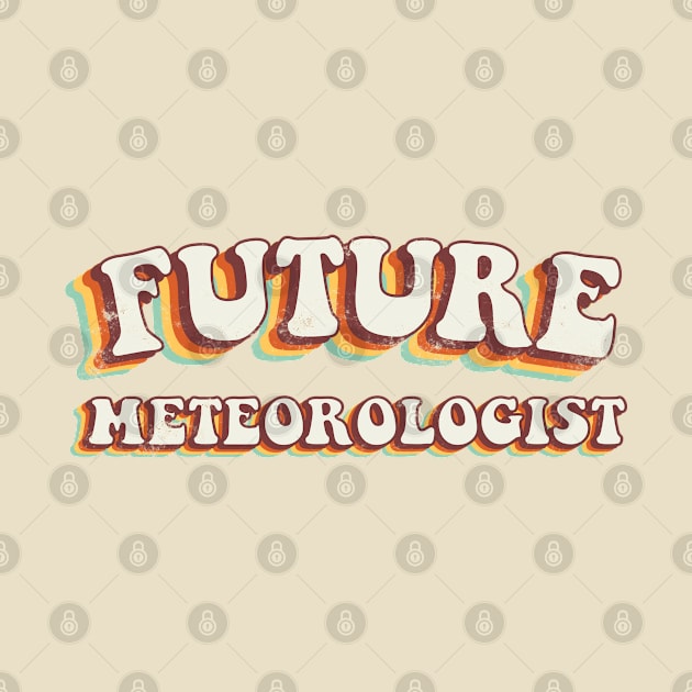 Future Meteorologist - Groovy Retro 70s Style by LuneFolk