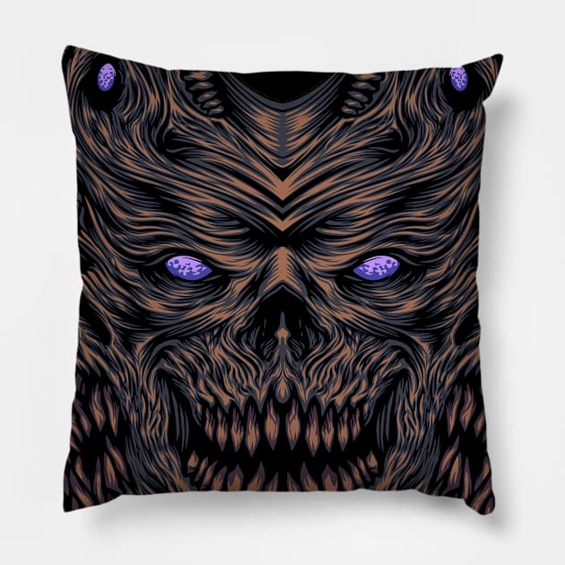 NIGH TERROR Pillow by OKVLT