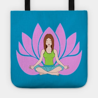 Yoga girl Tote