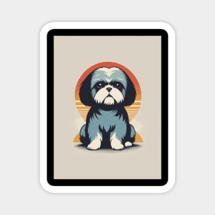 Shih Tzu Dog 2 - Japanese Retro Art Magnet