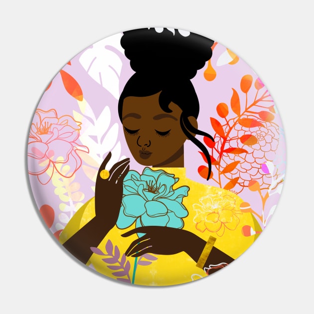 Marigold in October Pin by tabithabianca