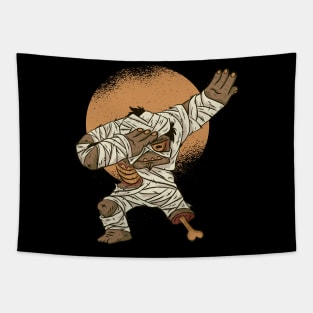 Dabbing Mummy Tapestry