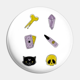 Witchy Items Set Pin