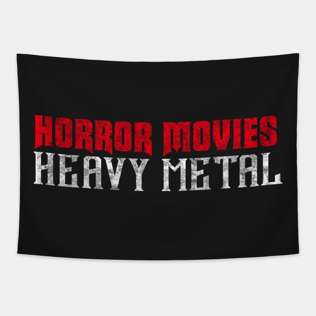 Horror Movies Heavy Metal Tapestry by binarygod