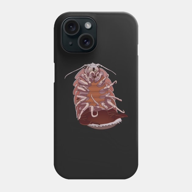 Giant Deep Sea Isopod Phone Case by ziafrazier