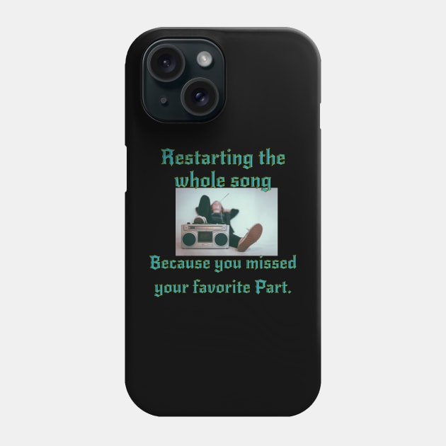 Music meme Phone Case by Out of the world