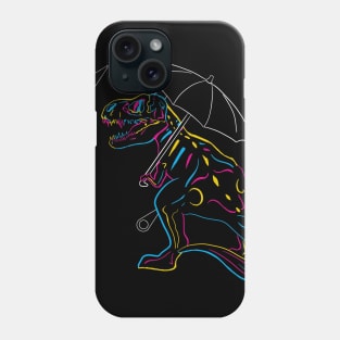 Dinosaur in the Storm Phone Case