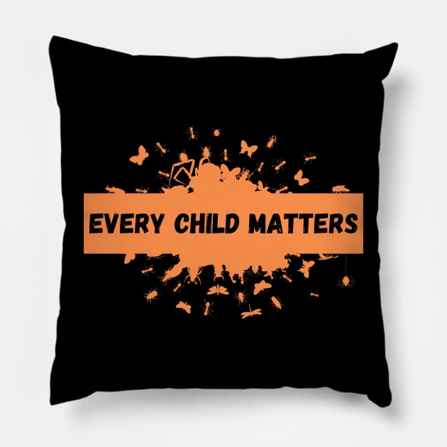 every child matters, every child matters canada, orange day, canada, indigenous Pillow by SetorMJ