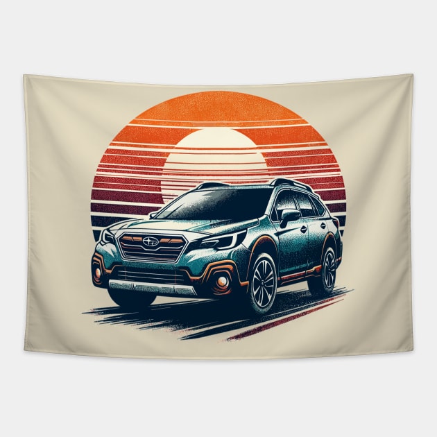 Subaru Outback Tapestry by Vehicles-Art