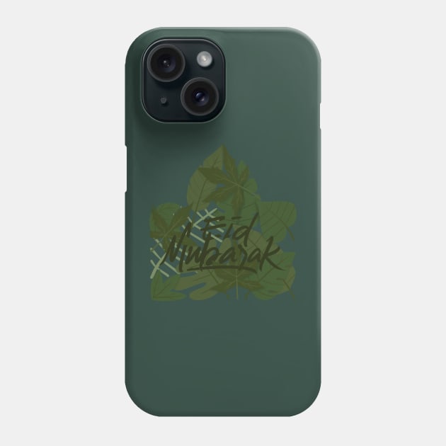 eid Adha Mubarak 1442H Phone Case by Karyavna