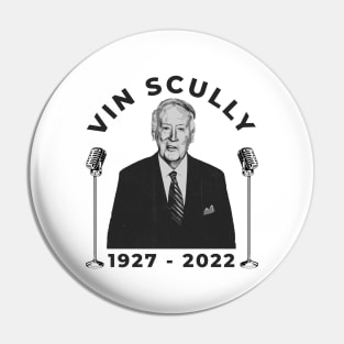 vin scully 1927 - 2022 Pin