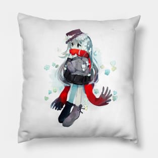 Red scarf Pillow