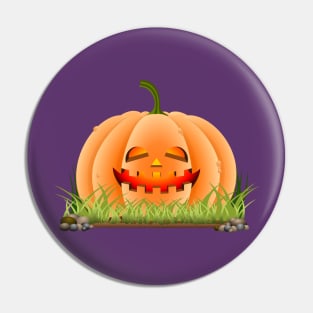 Bad Halloween Pumpkin Pin